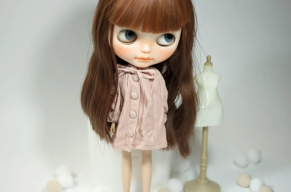 Кукла 1/6 Ретро хлопковая рубашка blyth Top Ob24 длинная рубашка кукольный наряд(Fit blyth, ob24, pullip, azone, licca, ICY, кукла 1/6