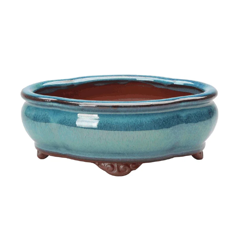 Bonsai Flowerpot de estilo chinês criativo, ventilar