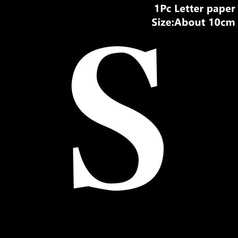 Paper Letter S Taoup детская прозрачная коробка для хранения воздушных шаров с днем рождения принадлежности для детского душа сувениры бумажная картонная коробка подарочная упаковка - Цвет: Paper Letter S