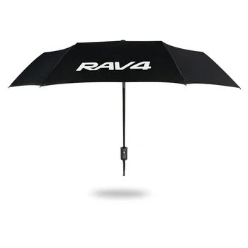 

Fully Automatic Folding Large Windproof Umbrella Rain Women Paraguas Car Supporting Umbrella for Toyota RAV4 Auto Accessories