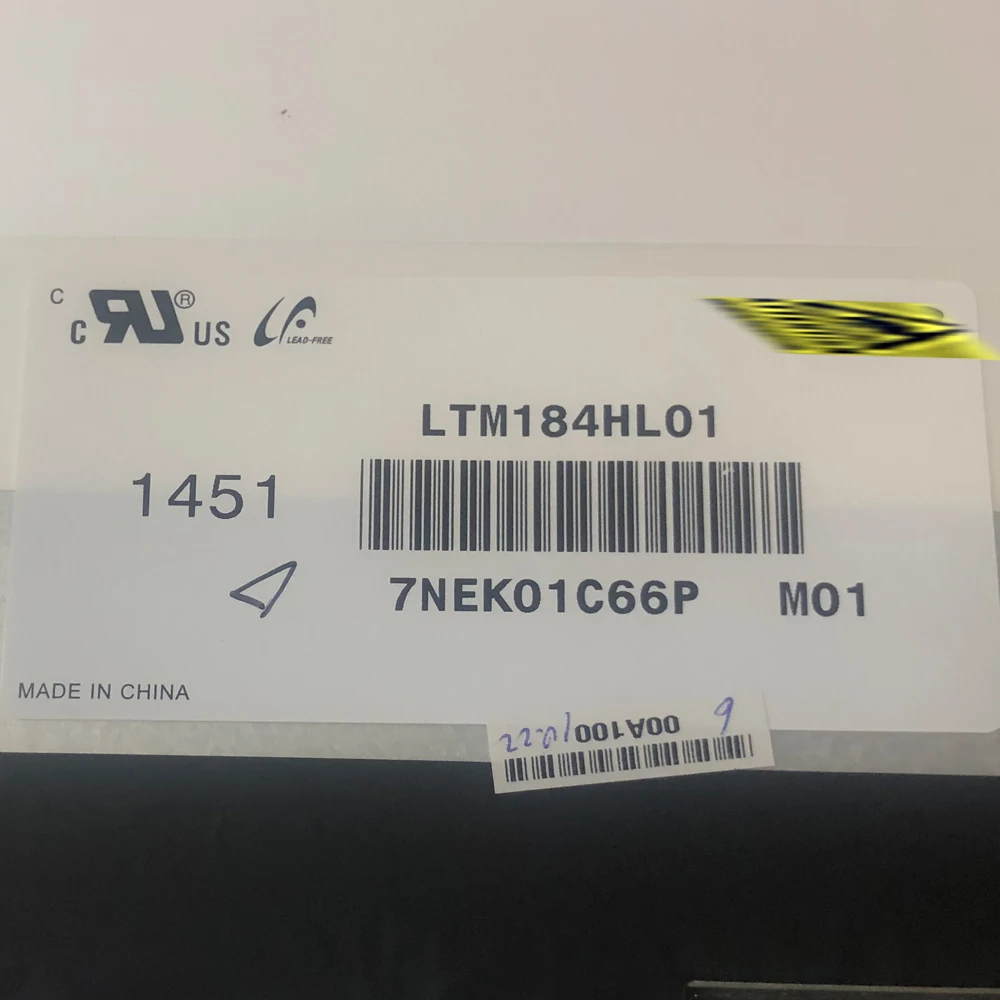 US $178.00 Original184 FHD LTM184HL01 M01 19201080 IPS 40pins 72NTSC For DELL Alienware M18X R1 R2 0XJY7J XJY7J For MSI GT83VR 6RF GT80
