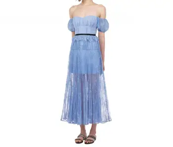 

Top Quality Sexy Slash Neck Short Puff Sleeve Women Homecomiong Party Dress Elegant Celebrity Summer Dress