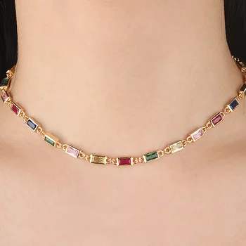 

Zlxgirl jewelry Classic women's wedding necklace jewelry high quality AAA cubic zircon copper necklace&pendant bijoux for bridal