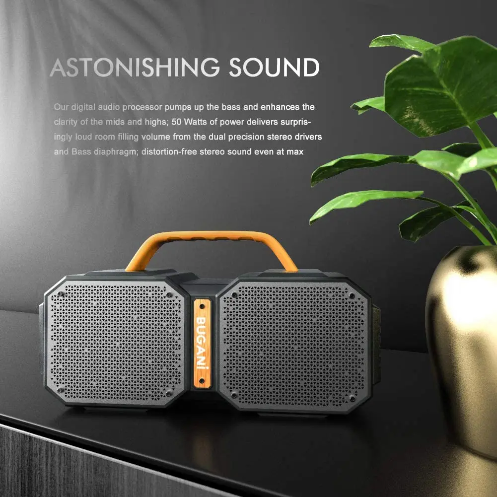 Bugani M83 Bluetooth 5.0 Speaker 