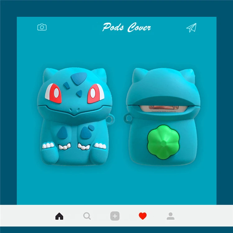 Чехол-карабин для AirPods Pro с кольцом-монстрами Charmander Bulbasaur Eevee Squirtle Togepi Snorlax Psyduck