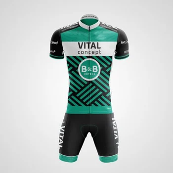 

2020 B&B HOTELS VITAL concept Team clothing Man bike skinsuit Triathlon suit summer cycling tri suit mtb cycling Jersey ciclismo