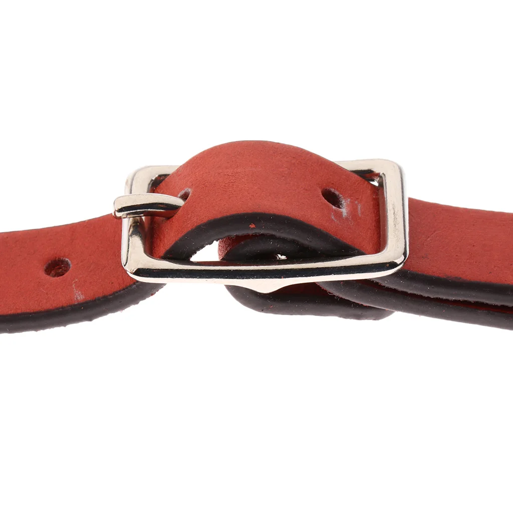 Pack of 2pcs 22cm/8.66'' Horse Riding Artificial Leather Spur Straps Equestrian Boots Accessories