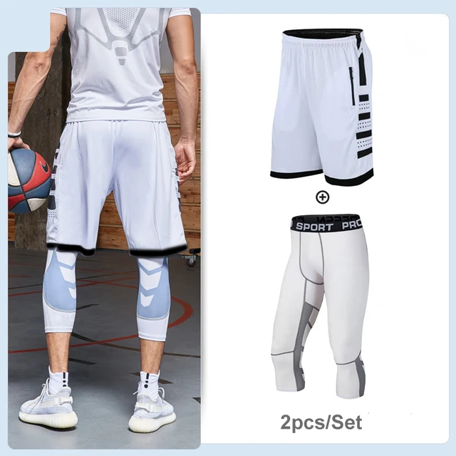 Dry Fit Men's Training Sportswear Set Gym Fitness Compression Sport Suit Jogging Tight Sports Wear Clothes 4XL5XL Oversized Male 23-2pcs per set