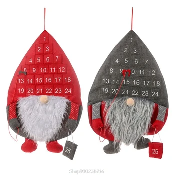 

Christmas Advent Countdown Calendar Swedish Gnome Santa Home Xmas Tree Hanging Decoration Au28 20 Dropship