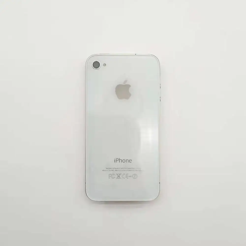Разблокированный apple iPhone 4 Телефон 8 Гб rom двухъядерный 3,5 дюймов GSM WCDMA 3g wifi gps 5MP камера используется мобильный телефон apple - Цвет: Белый