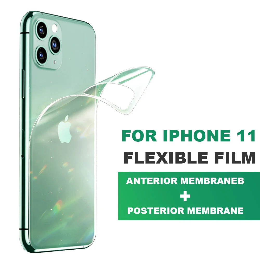 

Flexible film 25D Screen Protector Hydrogel Film For IPhone 11 Pro Max XR XS X Protective Film For IPhone 8Plus 7P 6S Not Glass