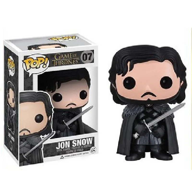 Arya stark Funko pop игра ThronesJon Snow daeneris Targaryen Drogon модель Фигурка Коллекционная модель игрушки для подарка аниме фигурка
