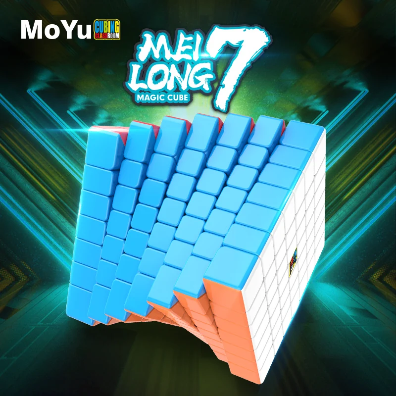 Moyu Meilong 7x7x7 волшебный куб 7x7 скоростной лабиринт головоломка Magico cubo Развивающие