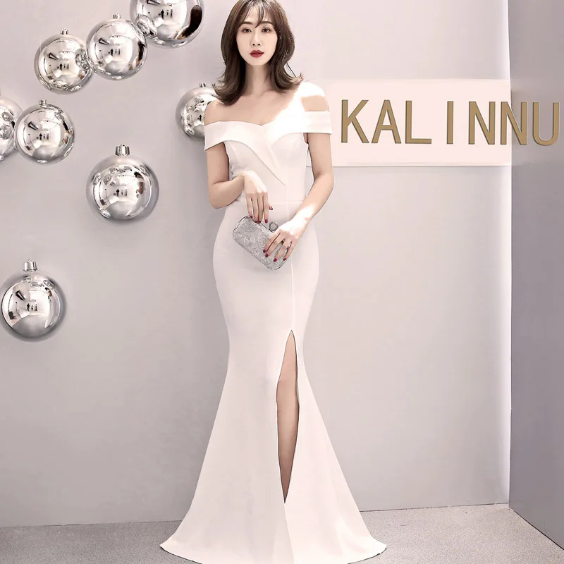 Красное синее белое летнее сатиновое Макси-платье для женщин элегантное