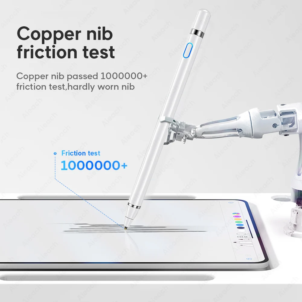 Активный стилус сенсорная ручка для Apple iPad Pro 11 12,9 10,5 9,7 miini 5 Air Smart емкость карандаш для iPhone huawei Xiaomi планшет