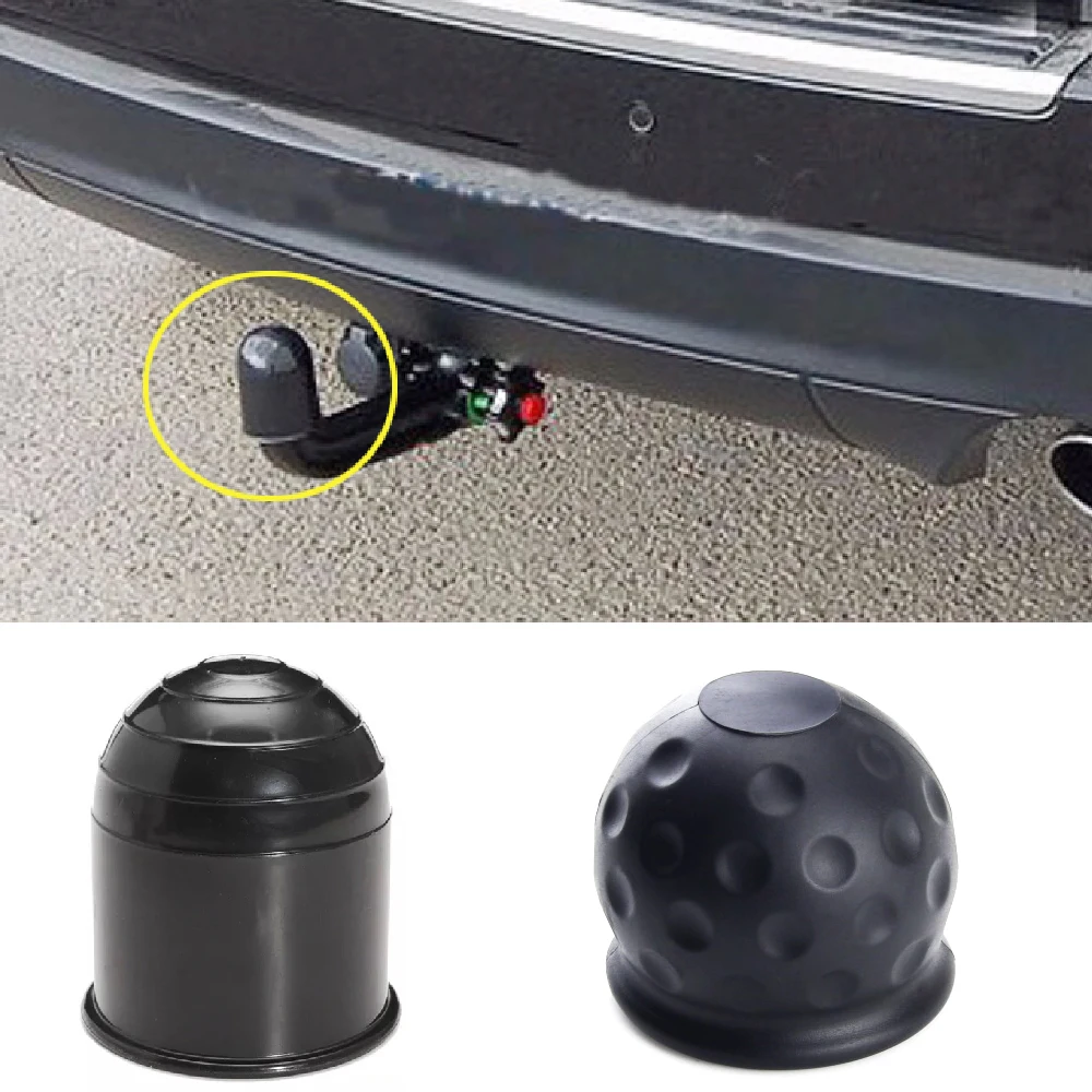 Wooeight 1pc Universal Trailer Hitch Ball Cover 50mm Tow Bar Ball Cap Trailer Protect Cover