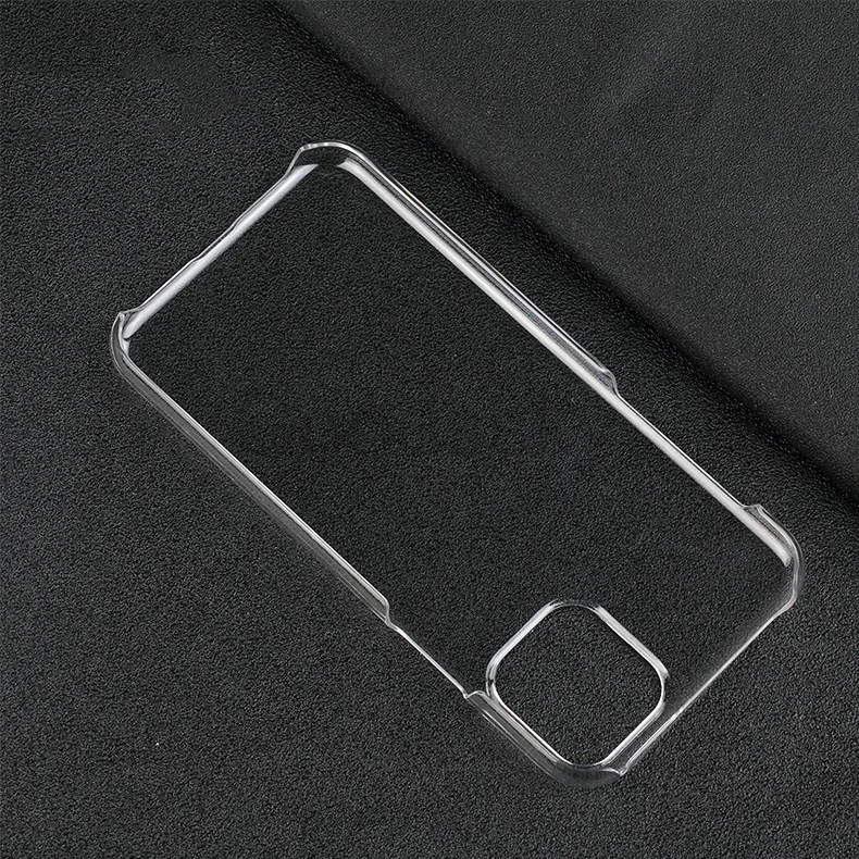 Тонкий прозрачный чехол для iPhone 11 Pro Max Crystal ультра жесткий пластиковый глянцевый защелкивающийся чехол для iPhone X XR XS Max Capa