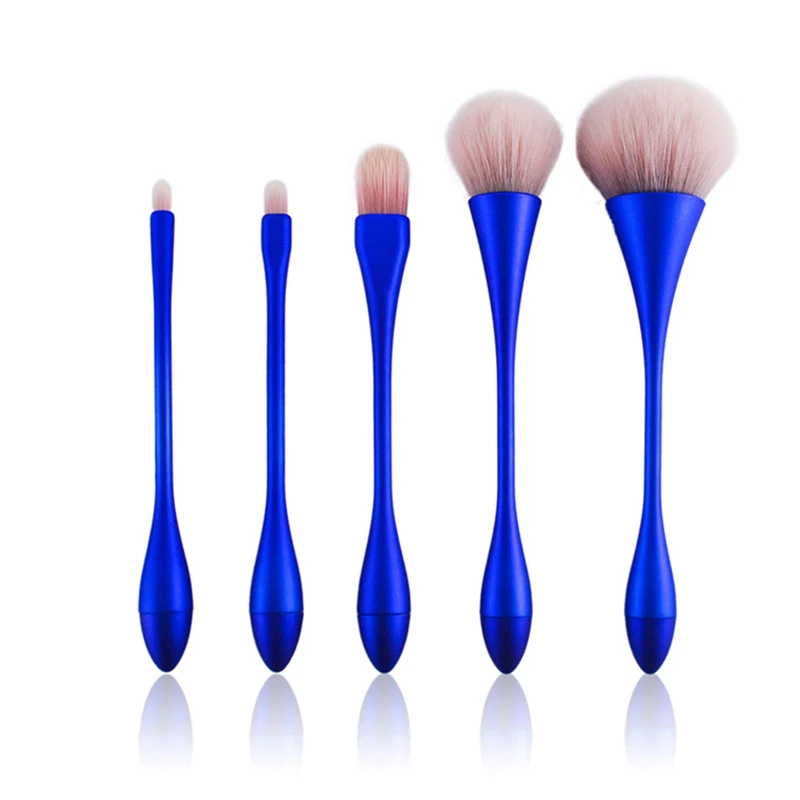 

Makeup Brushes Complete Set 5pcs Women Fashion Blush Brush Foundation Powder Concealer Contour Eyes Blending Beauty Tools