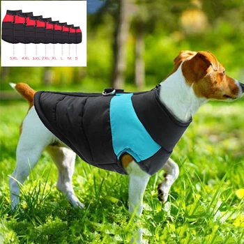 

Dog Clothes Jacket Large Middle Dog Coat Waterproof Warm Winter Clothes for Big Dogs Labrador Overalls Chihuahua Pug Clothing