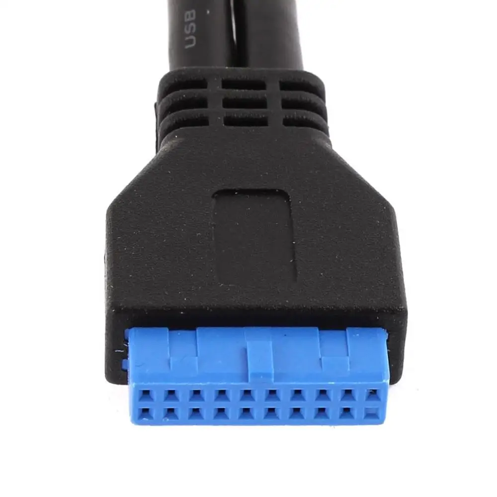 USB 3,0 A type Female to Female 20 Pin Шлейф слот адаптер