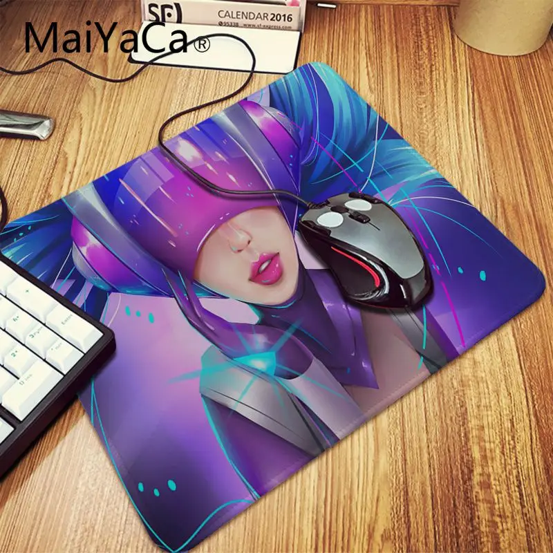 Maiyaca Sona League Of Legends коврик для мыши запирающийся край игровой коврик для мыши геймер игровой коврик для мыши подставка под руку мышь