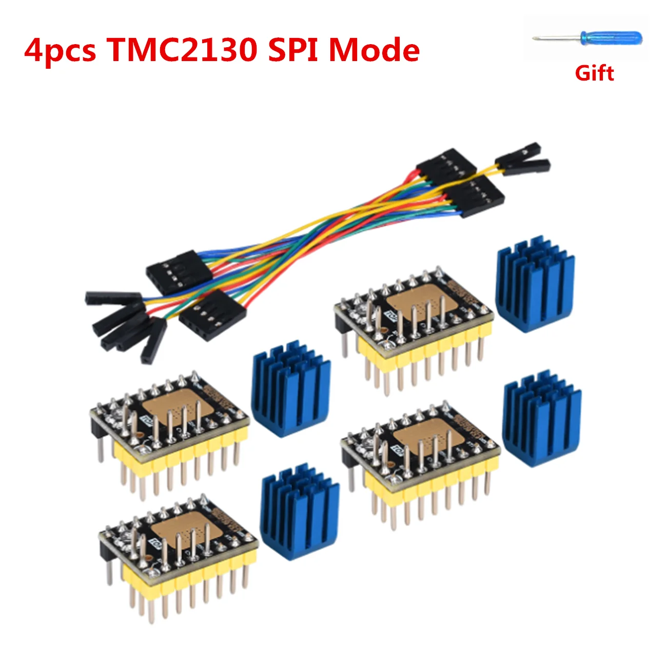 TMC2130 SPI шаговый двигатель драйвер stepstick драйвер TMC 2130 v3.0 шаговый Драйвер контроллер для BIGTREETECH SKR V1.3 материнская плата