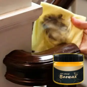 

Natural Pure Wax Wood Seasoning Beewax Complete Solution Furniture Care Beeswax Home Cleaning Beewax All-Purpose Cleaner Tools