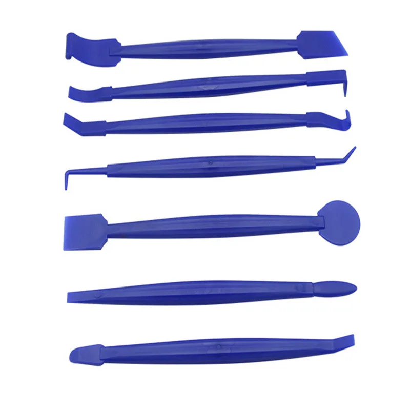 Razor Blade Scraper Car Wrapping Tools Vinyl Squeegee Window Tinting Squeegee Window Scraper Tool Automotive Film Tools Scraper Tool Kit Window Scraper Razor Blade Scrapers Car Film Scraper 7Pcs Scraper Tools for Car Accessories Squeegee Vinyl Wrap Film Edge-closing Tool