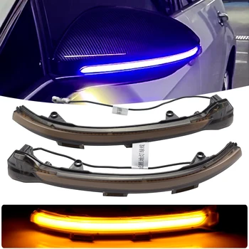 

Dynamic Turn Signal Led Rearview Mirror Indicator Light For Volkswagen VW Golf MK7 7 GTI R GTD 2013 2015 2016 2018