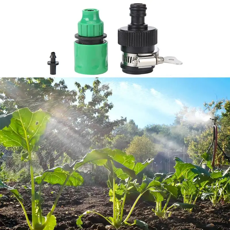 1/4 Garden Hose Quick Connector Lightness and Portability No Space Occupy Tap Adapter Irrigation Watering Tubing Fitting | Дом и сад