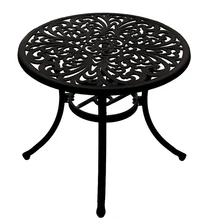 Круглый стол легкая мебель металлический садовый столик