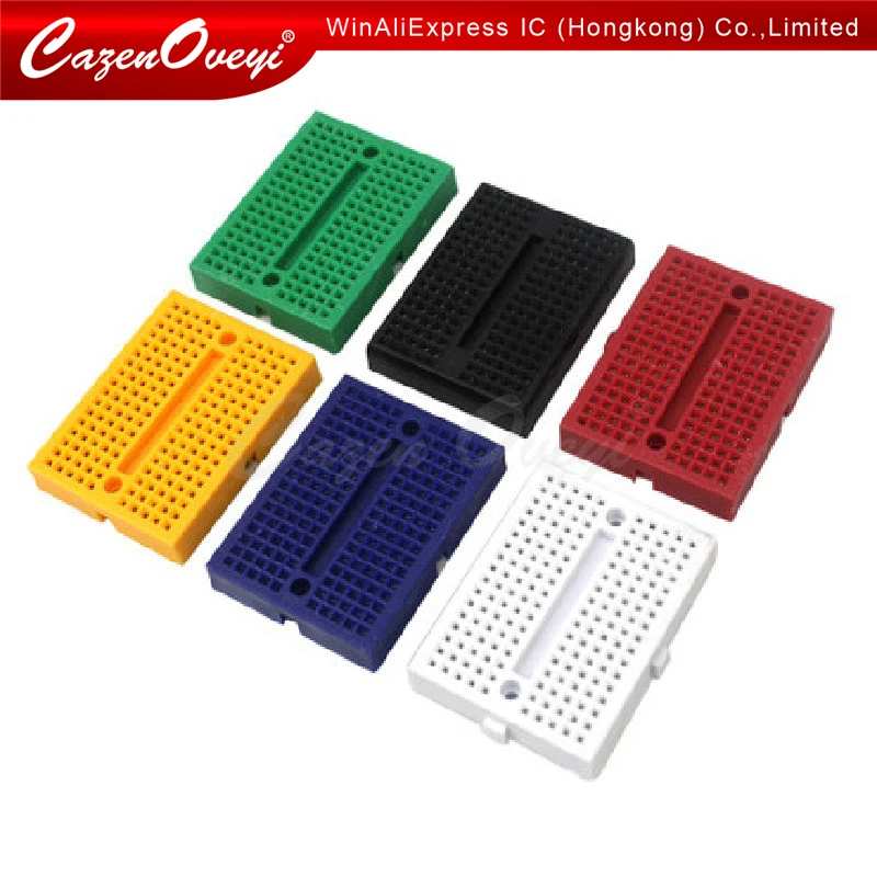 2 Pz/Lotto Syb-170 Mini Breadboard Prototipo Senza Saldatura 170 Tie-Point Pcb Test Board