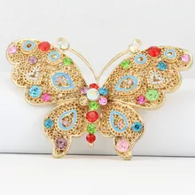 Deliacy Butterfly креативный брелок автомобильный подвесной орнамент xiang zuan bao украшения корейский стиль металлические брелки