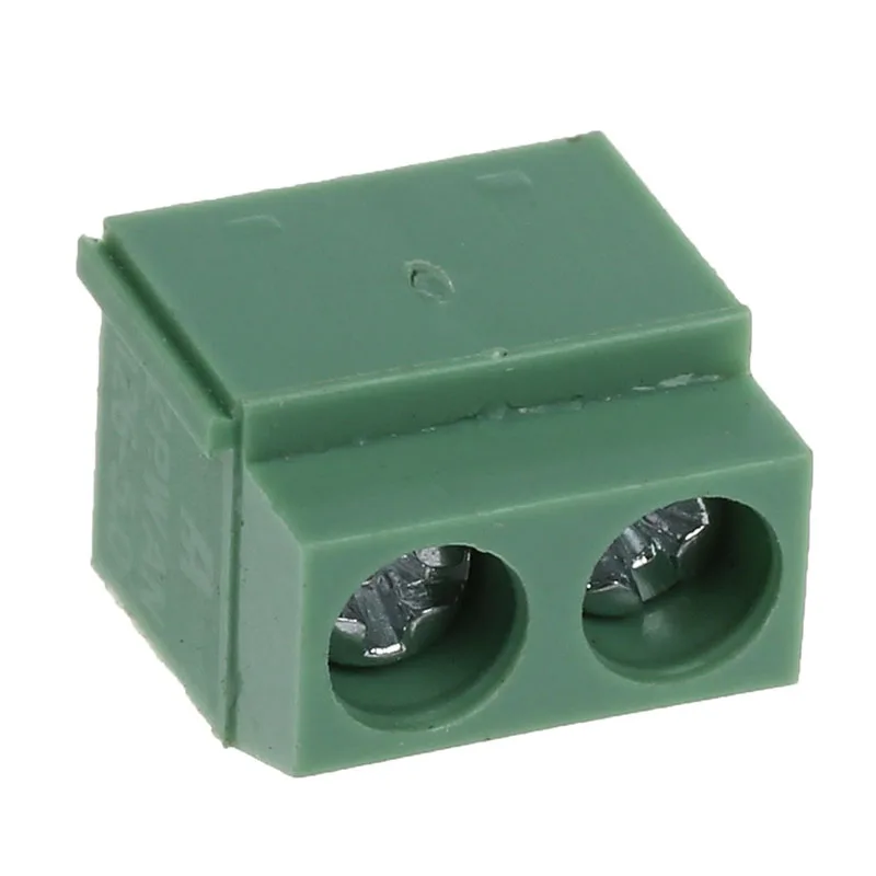 New-30Pcs 2 полюса 5 мм шаг PCB крепление винт клеммный блок 8A 250 В