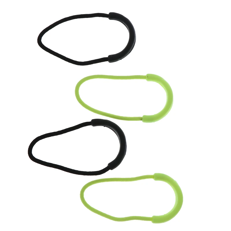 10 шт./упак. U Форма шнур застежка-молния ремень Lariat для Аксессуары для одежды Цвет цвета: зеленый, черный