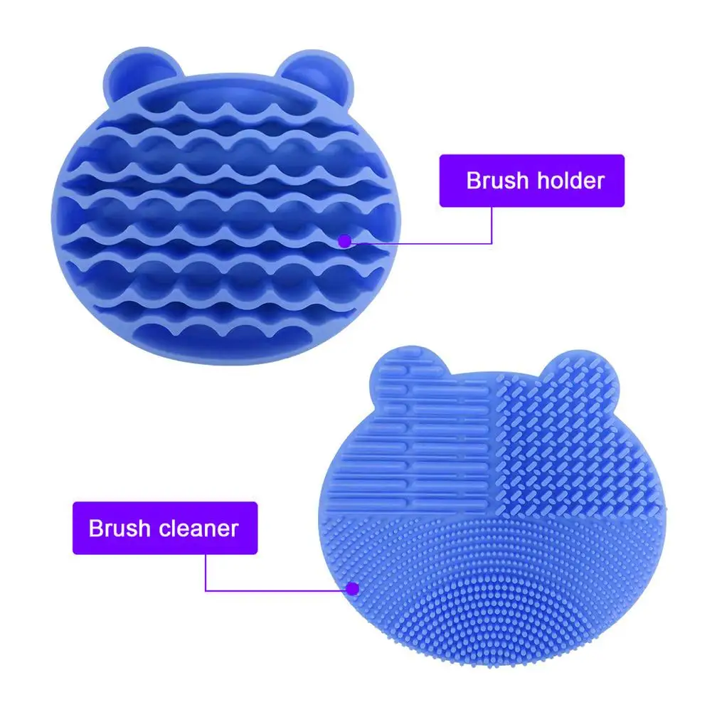 Горячая щетка для лица Чистящая прокладка Стиральная коробка силиконовый инструмент для ухода за кожей