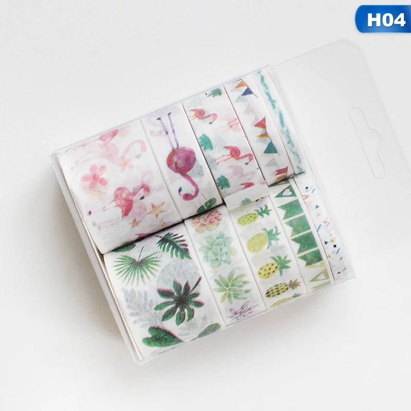 OSS7137H04 10 рулонов набор мультфильм мечта и бумажная лента - Color: OSS7137H04