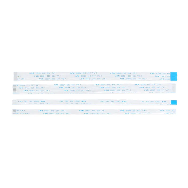 Flexible Flat Cable 10PCS FPC/FFC Ribbon Flexible Flat Cable 24-40 Pin Pitch 0.5/1.0MM 6-40CM