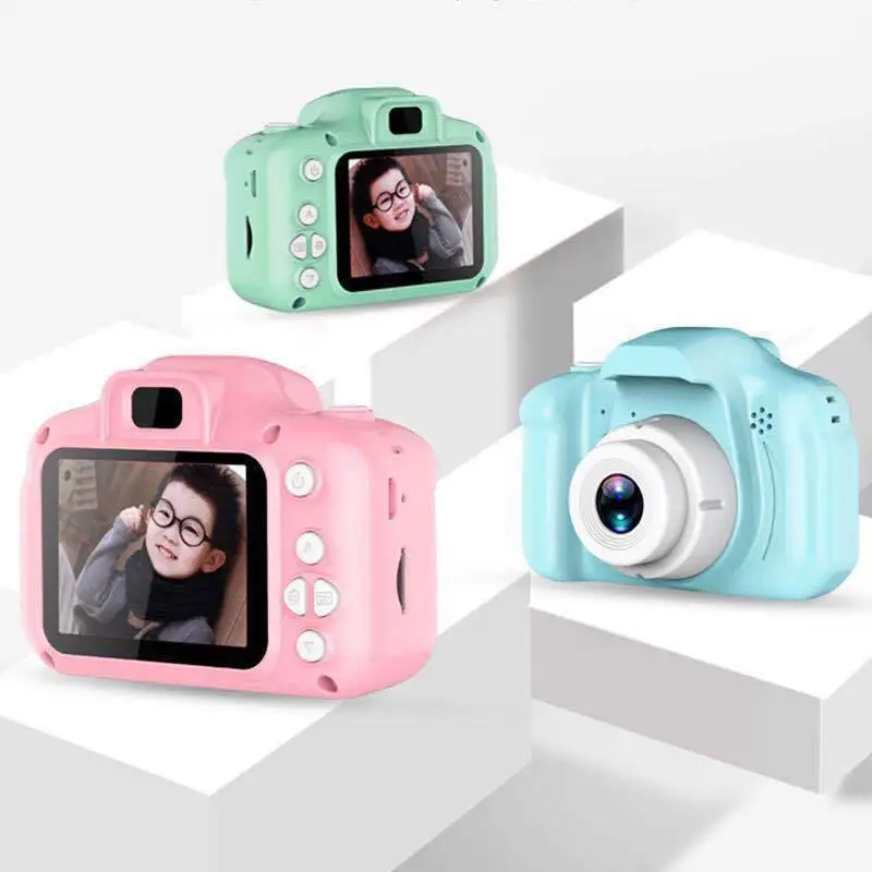

DishyKooker Kids Digital Video Camera Mini Rechargeable Children Camera Shockproof 8MP HD Toddler Cameras Child Camcorder