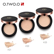 O. TWO. O 6054 светильник для торта с алмазной пудрой и безупречный стойкий консилер основа для макияжа контроль над маслом отбеливающий макияж прессованный с пуховкой