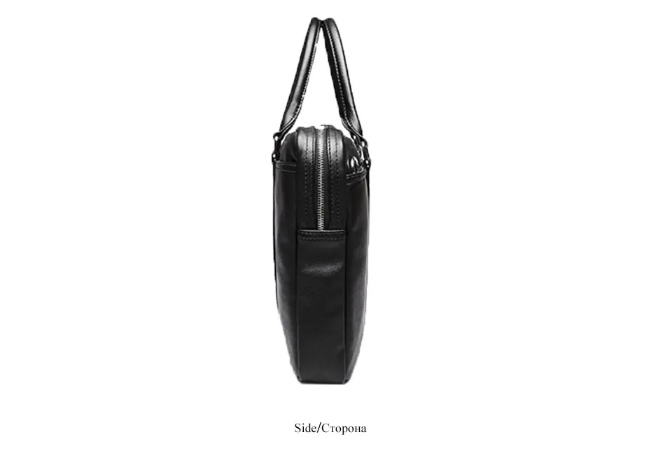 Promotion Simple Famous Brand Business Men Briefcase Bag Luxury Leather Laptop Bag Man Shoulder Bag bolsa maleta