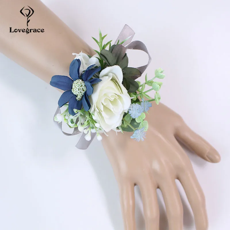 2 wedding Wrist Corsage Bracelet wrist flower (38)