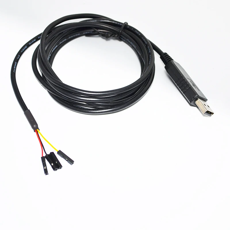 Конвертер FTDI FT232RL USB в RS232, 4-контактный кабель DUPONT для отладки перемычек, скачивания для RASPBERRY PI с PINOUT VCC GND TXD RXD