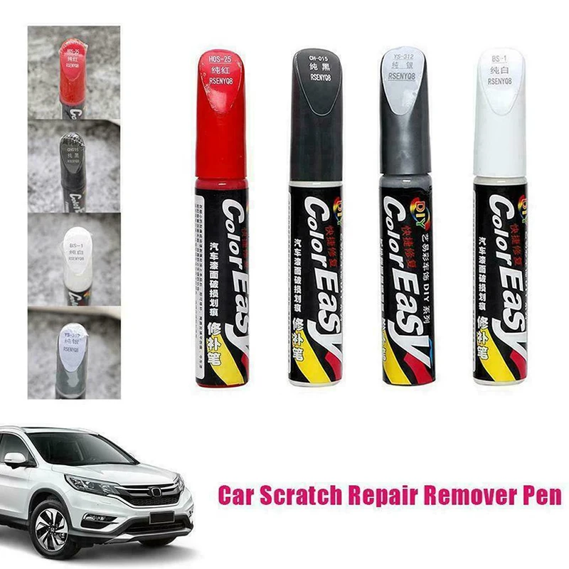 

Car Mending Filling Paint Pen Tool Scratch Repair Agent Kit Touch Pen Auto Care Scratch Clear Remover Paint Pen Tool 4 Colors