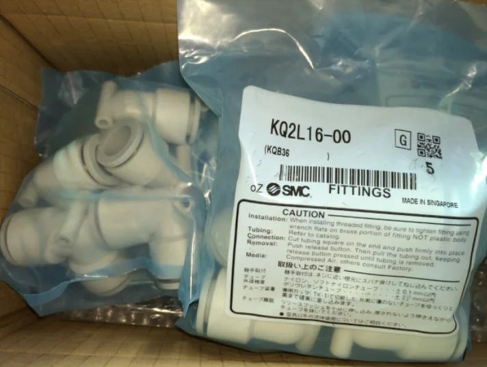 

1Bag/5pcs New SMC KQ2L16-00 KQ2L1600 Fittings