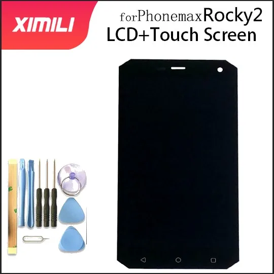 

Original 5INCH For Phonemax Rocky 2 4G LCD Display Touch Screen Digitizer Assembly parts