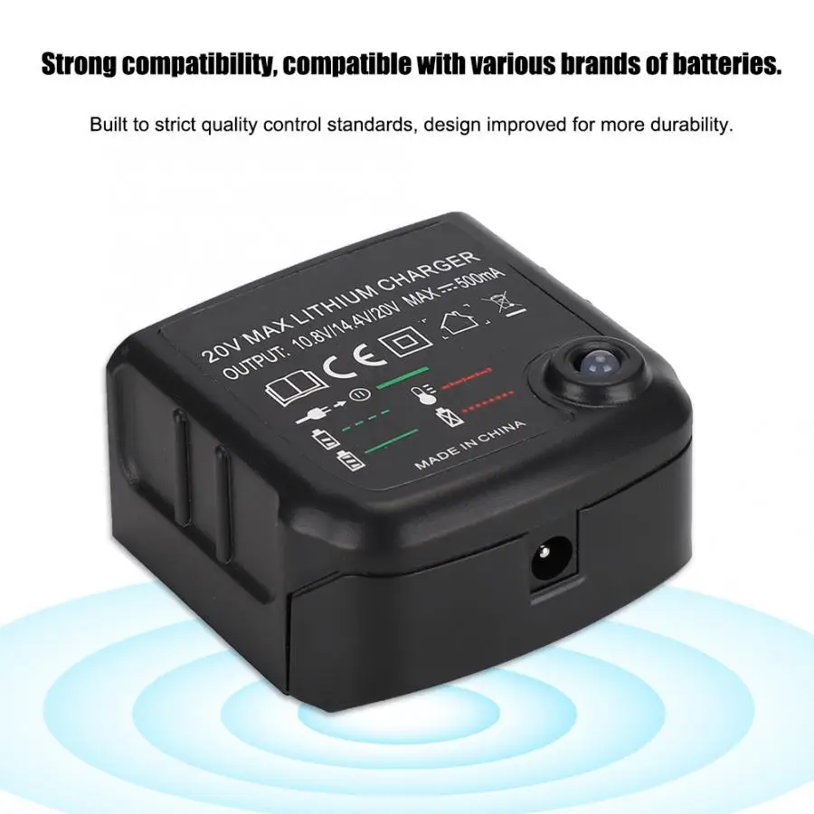 Сменное зарядное устройство для blackdecker PORTER CABLE 20V литиевая батарея зарядное устройство LCS 1620 100-240V
