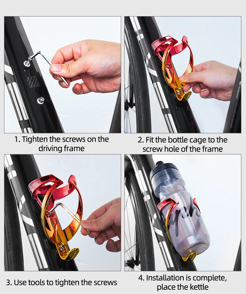 Ultralight MTB Bike PC Bottle Cage Bottle Holder MTB Mountain Road Bike Water Bo