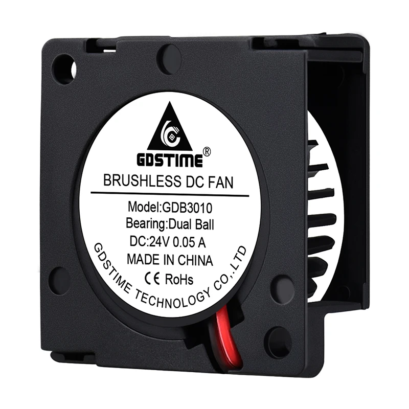 Gdstime-micro Ventilador de Refrigeração 24v Ventilador para Impressora 3d Pinos 3cm 30x30x10 mm 30x10 mm Peças - Imagem 3