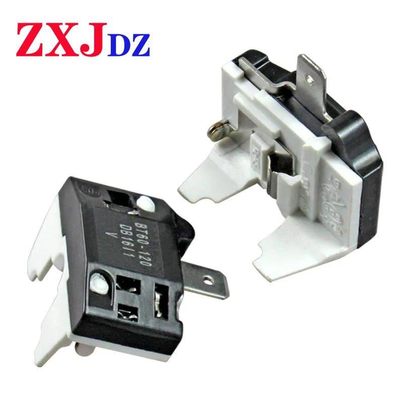 2pcs Household Freezer Thermal Overload Protection Replacement 180W 1/4HP 